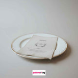 Menù matrimonio, battesimo, comunione ed eventi speciali in tessuto