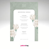 Menù matrimonio, battesimo, comunione ed eventi speciali in tessuto