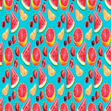 Pattern design conversational moderno frutta anguria - Patterntag