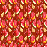 Pattern design conversational moderno frutta anguria - Patterntag