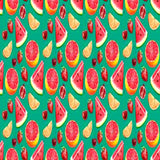 Pattern design conversational moderno frutta anguria - Patterntag