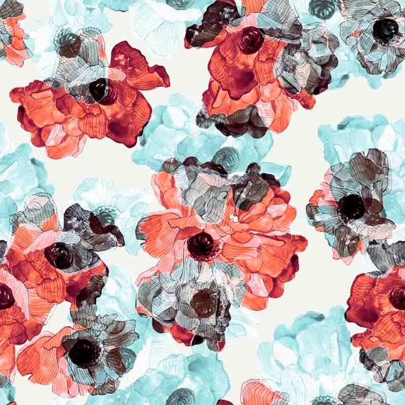 Surface Pattern design flowers modern - Patterntag