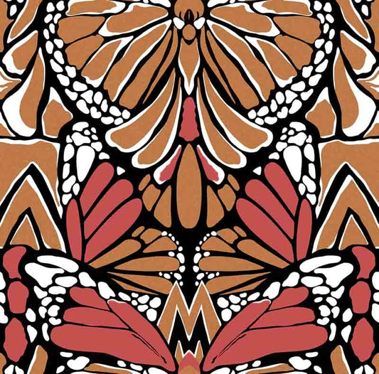 Pattern Estate Astratto Ali di farfalla