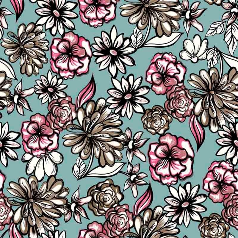 Surface Pattern design flowers modern - Patterntag