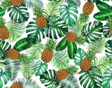 Pattern Estate hawaiano esotico con ananas