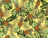 Pattern Estate hawaiano esotico con ananas