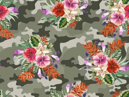 Pattern Estate Camouflage floreale