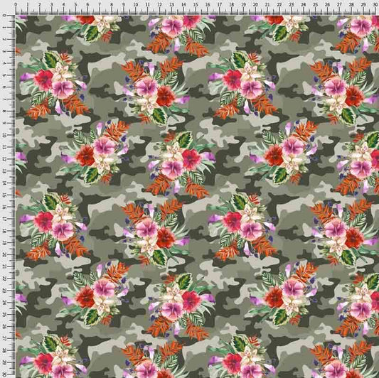 Pattern Estate Camouflage floreale