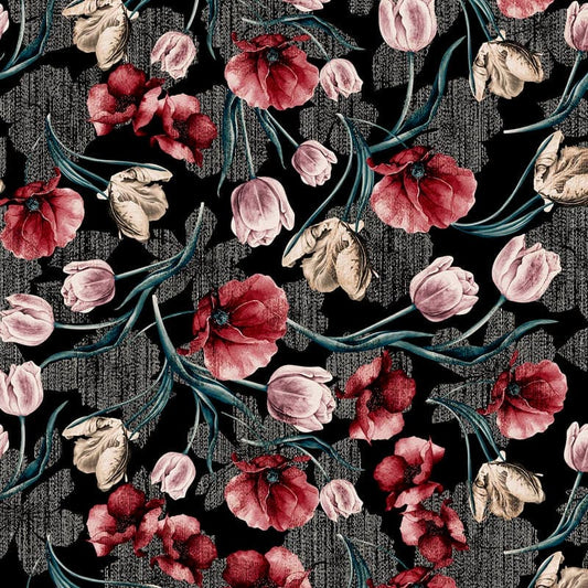 Pattern design flowers fiori artistic
