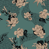 Stampa del Pattern design flowers moderno