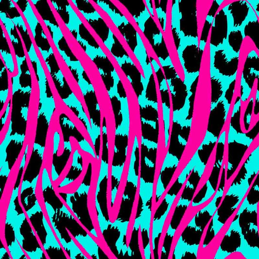 Pattern Estate Animalier neon