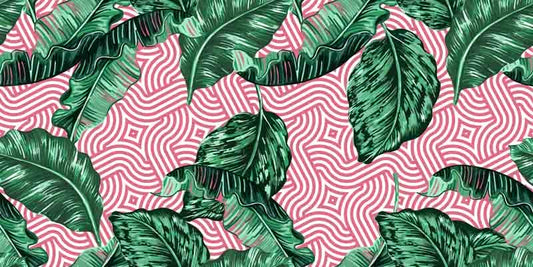 Pattern Estate Foglie tropicali