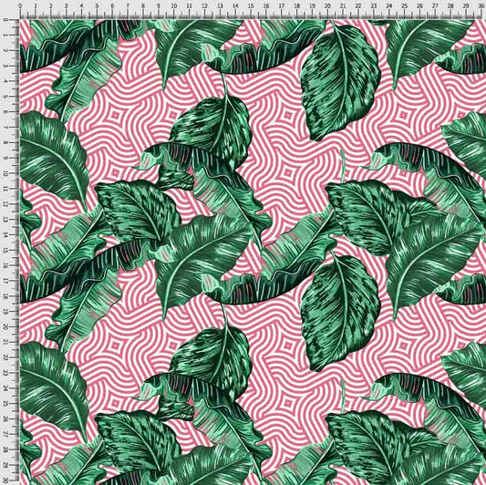 Pattern Estate Foglie tropicali