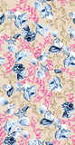 Pattern Estate vintage a fiori e stelle marine