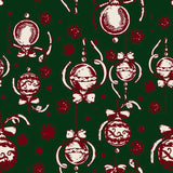 Pattern design con palle di Natale