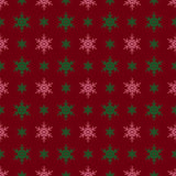 Stampa del Pattern design Natale con cristallo di ghiaccio