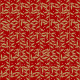 Stampa del Pattern design Natalizio con fiori