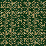 Stampa del Pattern design Natalizio con fiori