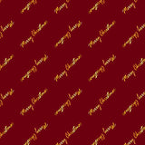 Stampa del Pattern design Merry Christmas Gold