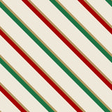 Stampa del Pattern design Christmas Stripes