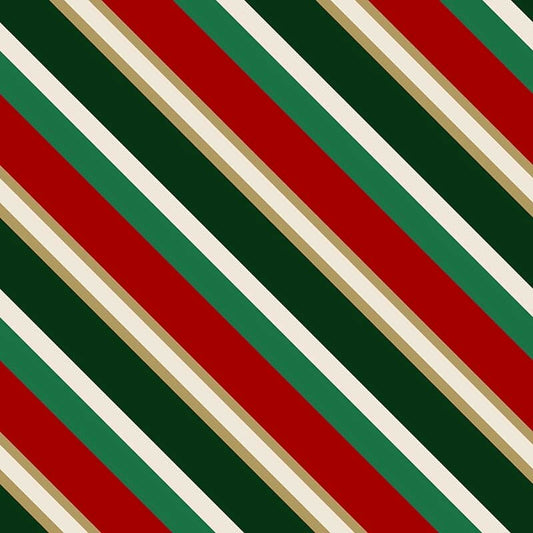 Stampa del Pattern design Christmas con strisce