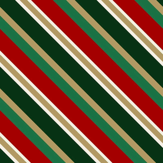 Stampa del Pattern design Christmas con strisce