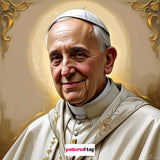 Pannello in Tessuto Papa Francesco