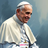 Pannello in Tessuto Papa Francesco