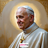 Pannello in Tessuto Papa Francesco