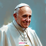 Pannello in Tessuto Papa Francesco