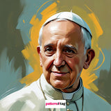 Pannello in Tessuto Papa Francesco