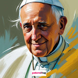 Pannello in Tessuto Papa Francesco