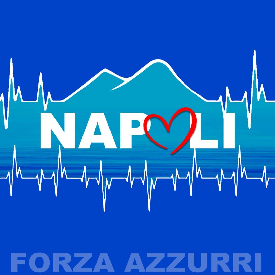 Plaid Coperta Napoli Forza Azzurri 140 x 160