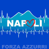 Plaid Coperta Napoli Forza Azzurri 140 x 160