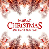 Plaid Coperta Natalizia Merry Christmas and Happy New Year 140 x 160