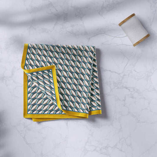 Pochette da uomo geometrico raffinato
