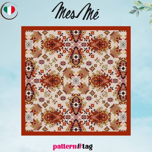 Pochette da uomo ethnic beige