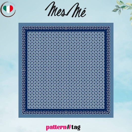 Pochette da uomo formale blu