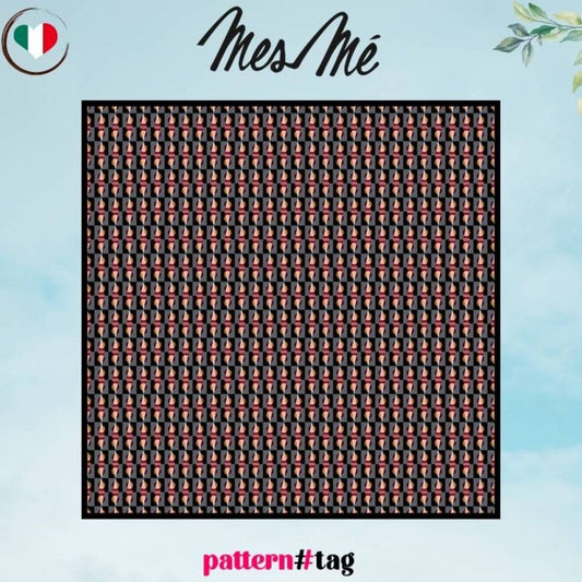 Pochette da uomo geometrico raffinato