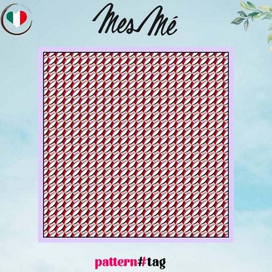 Pochette da uomo geometrico raffinato viola