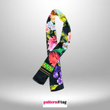 Twilly Raso Floreale nero