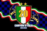 Bandiera Inter Scudetto 2024 100x150