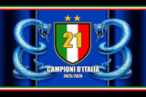 Striscione Inter Scudetto 2026 100x500
