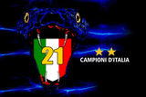 Striscione Inter Scudetto 2026 100x500