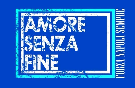 bandiera napoli calcio scudetto forza napoli sempre amore senza fine