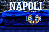 Striscione Napoli 150x500 4° Scudetto 2025