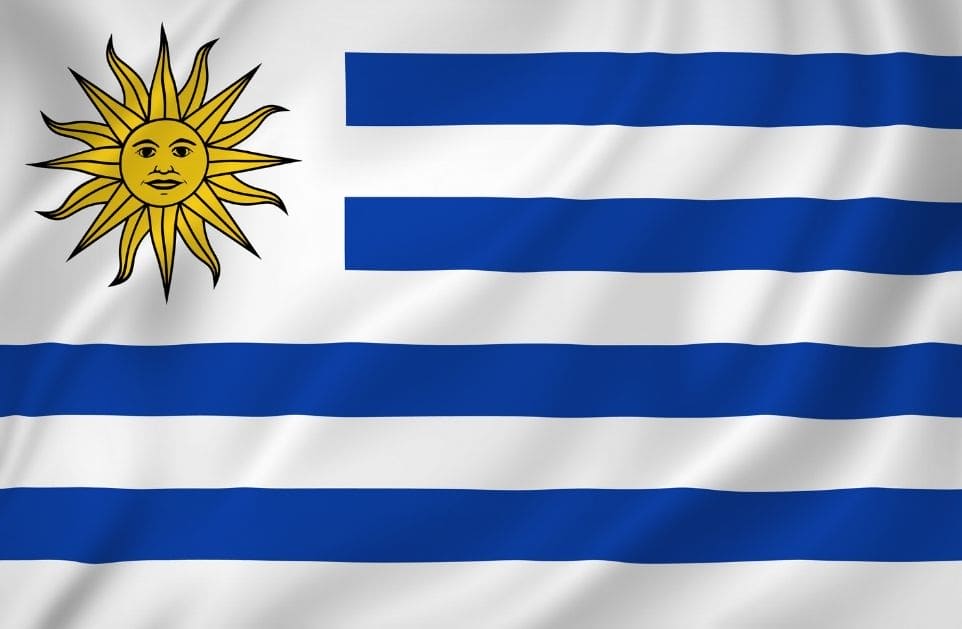 Bandiera URUGUAY disponibile in diverse dimensioni