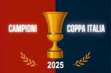 Bandiera Bologna Coppa Italia 2025 70x100 campioni