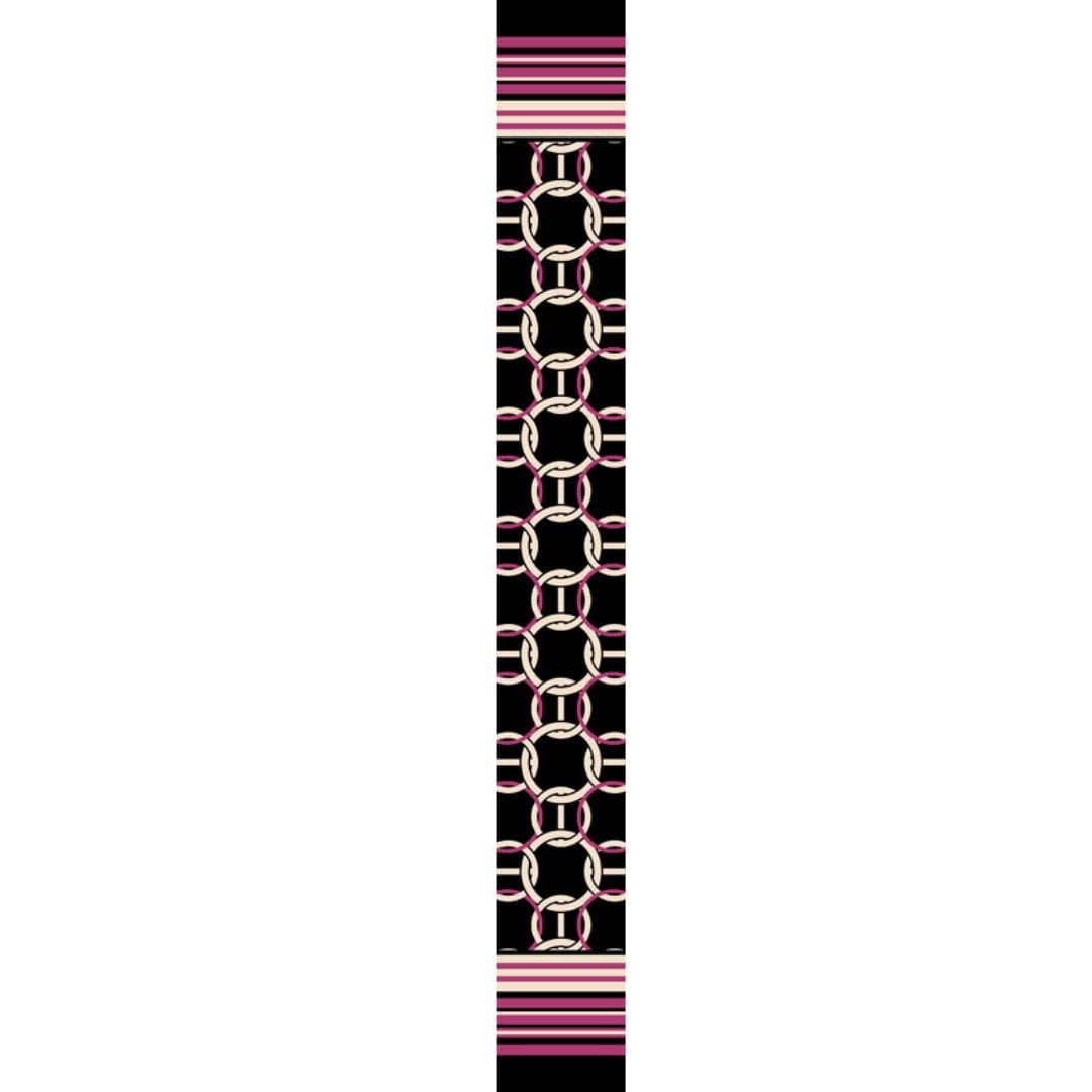 Twilly Raso Nodi Intrecciati nero