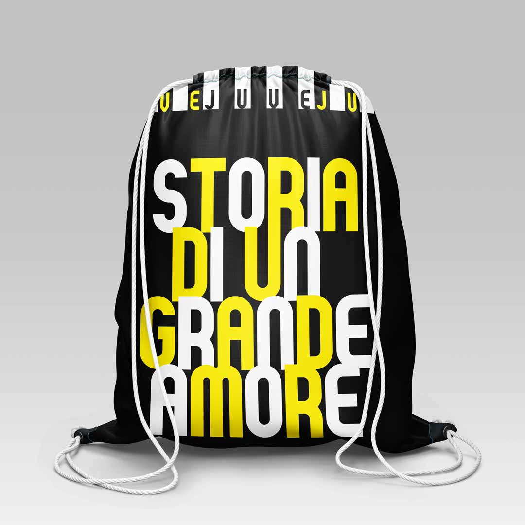 Zaino Sacca Sportiva Personalizzata Juve